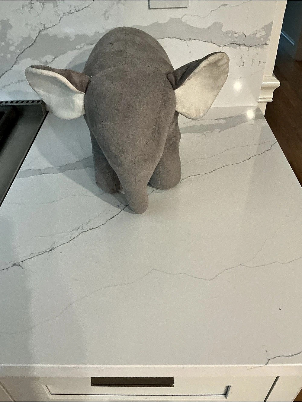 Jellycat Elephant Plush Gray Like New